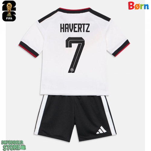 Tyskland Kai Havertz #7 Replika Babytøj Hjemmebanesæt Børn VM 2026 Kortærmet (+ Korte bukser)